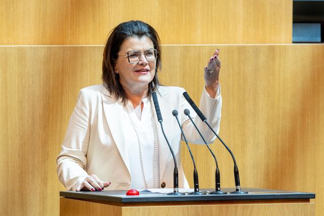 NRin Elisabeth Pfurtscheller: "Durch das neue Gesetz stärken wir unsere Vereine und die ehrenamtlich Tätigen." | Foto:  Österr. Parlament