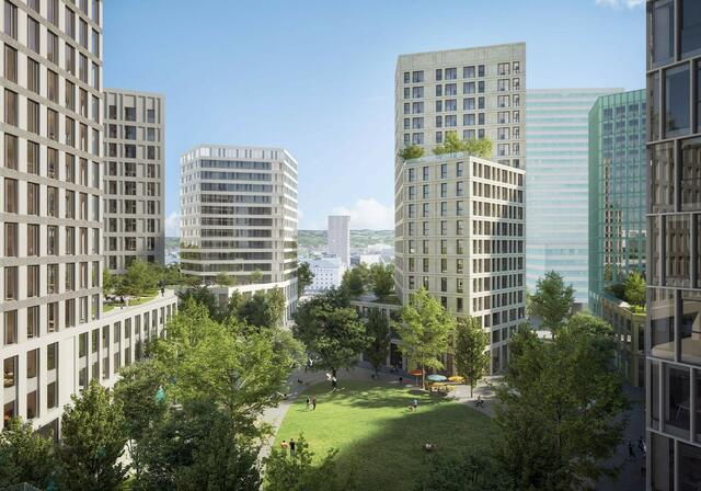 Auf dem Areal des ehemaligen Postverteilerzentrums sollen die "Post City Gardens" entstehen – bisher fehlen allerdings geeignete Investoren. | Foto: Nussmüller Architekten ZT GmbH