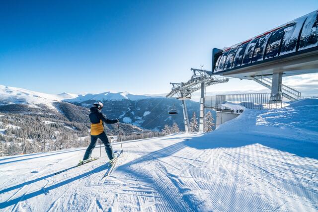 Spitzeckbahn: Kärntens modernste kuppelbare 6er Sesselbahn (Doppelmayr D-Line)
 | Foto: Bad Kleinkirchheimer Bergbahnen