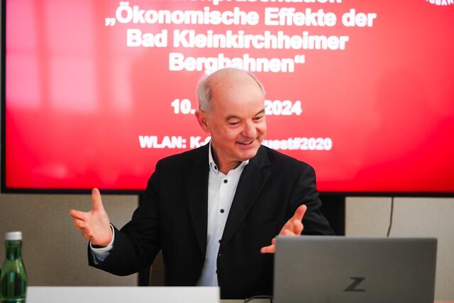 Norbert Wohlgemuth, Studienautor / Kärntner Institut für Höhere Studien und wissenschaftliche Forschung (KIHS) | Foto: Bad Kleinkirchheimer Bergbahnen