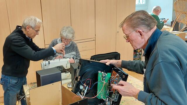Das Reparatur-Team freut sich auf die kommenden Treffen. | Foto: Hermann