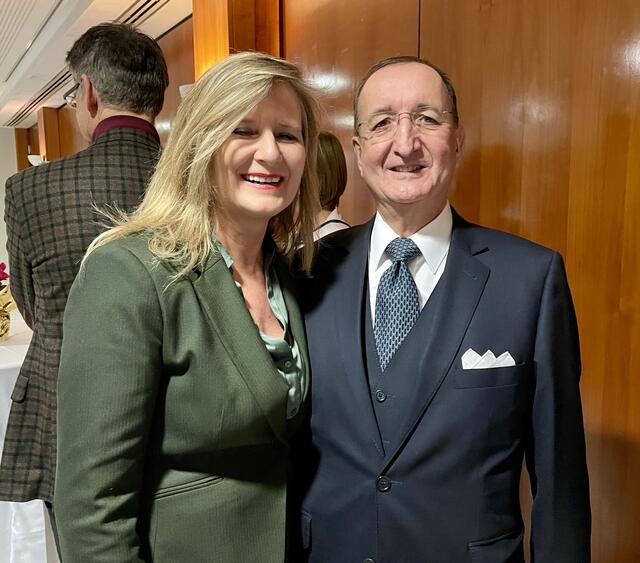 Hatten Spaß: Manuela Kittler und Walter Lesky | Foto: Gady/Fischer