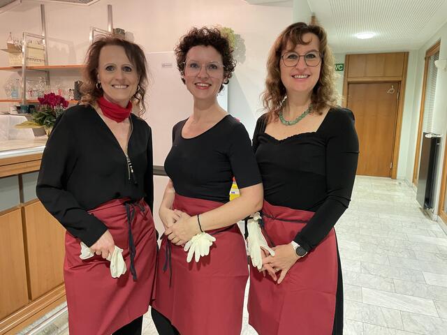 Machten hinter den Kulissen eine gute Figur: Sonja Weber, Michaela Reiterer und Andrea Kölbl. | Foto: Gady/Fischer
