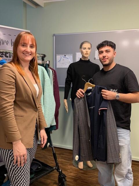 Scheibbser Poly-Schüler zu Besuch bei der Firma Steinecker Moden in Randegg | Foto: Polytechnische Schule Scheibbs