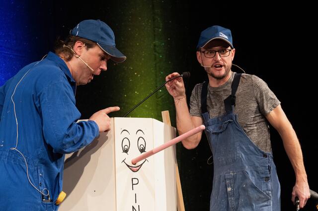 Andreas Hobel und Alexander Schwab von der KISTA St. Andrä bilden das beliebte „Sogschortn Duo“. | Foto: MeinBezirk.at