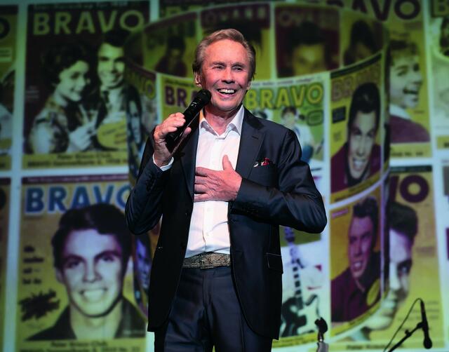 Peter Kraus bei einem Auftritt "Rock in 85". | Foto: Charlie Spieker