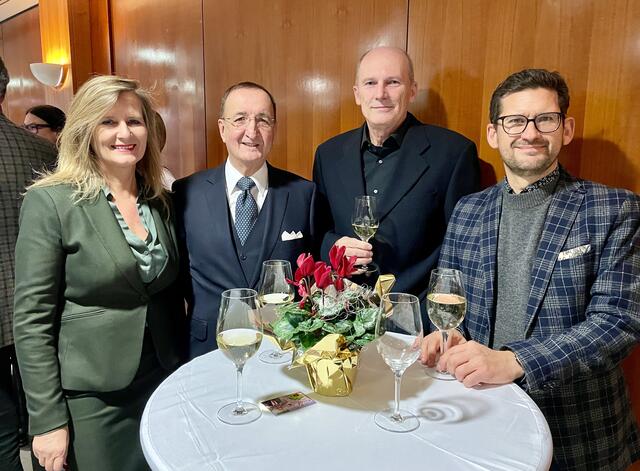 Politgeflüster: Manuela Kittler, Walter Lesky Johann Krassnig und Michael Leitgeb. (v.l.) | Foto: Gady/Fischer