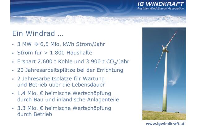 Bild 13: Hier sind die von mir verwendeten Daten von IG Windkraft aufgelistet. | Foto: © IG Windkraft