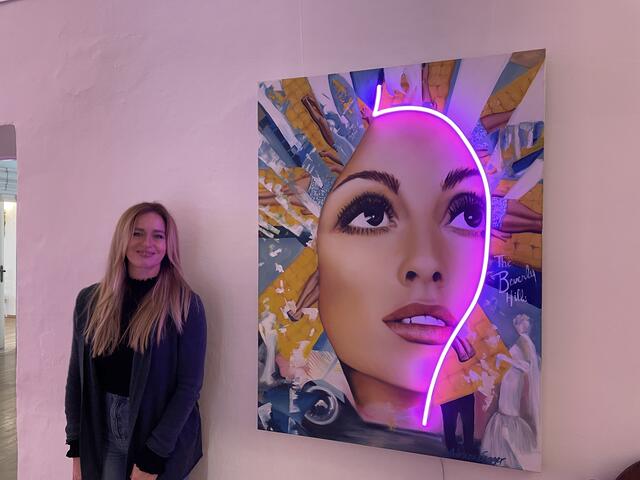 Adrienne Egger, internationale Künstlerin. | Foto: Rosa Besler