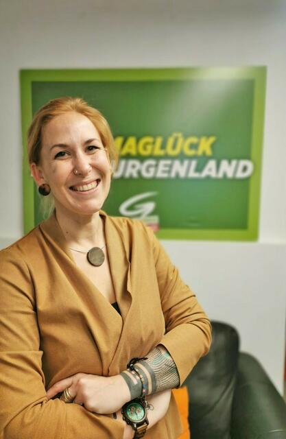 Marita Demattio übernimmt ab Februar die Geschäfte der Burgenländischen Landesorganisation der Grünen und folgt damit Michael Bacher. | Foto: Grüne Burgenland 