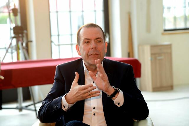 Harald Vilimsky als EU-Spitzenkandidat für die Wahlen 2024. | Foto: Markus Berger