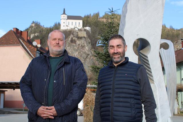 Der neue Bürgermeister Wolfgang Gomar (li.) und sein Vizebürgermeister Markus Gmeinhart haben viele Ideen für St. Peter-Freienstein. | Foto: RegionalMedien Steiermark