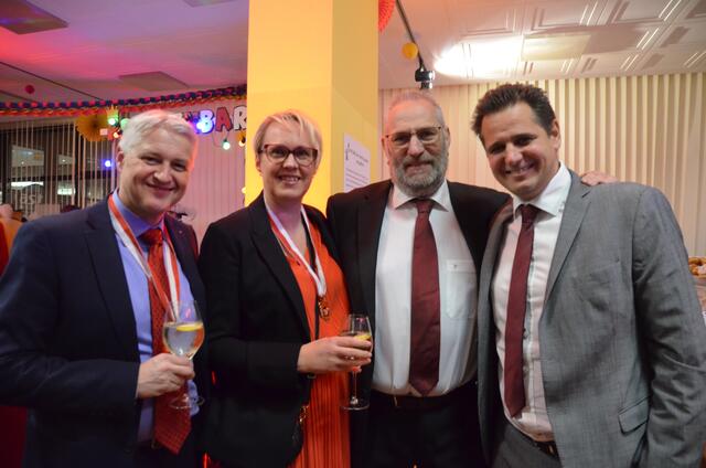 GR Adi Lackner, SR Almut Smoliner, Hannes Smoliner und Wolfgang Lichtner
