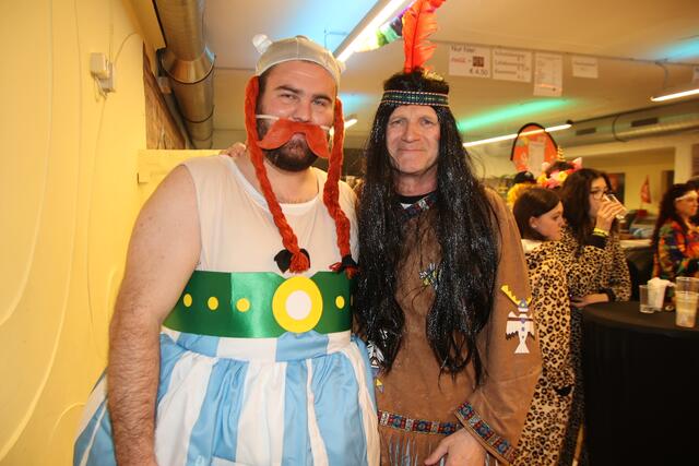 "Obelix" Andi mit Vizebürgermeister Norbert Laimer.