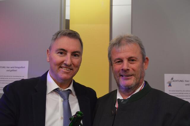 Mario Pirker, Trainer SV Seeboden, und GR Horst Zwischenberger