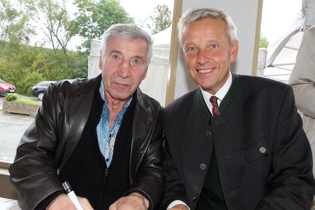 Zwei echte Kämpfer. Mit Ex-Box-Europameister Hans Orsolics | Foto: Alfred Mayer