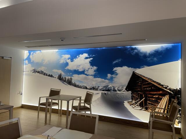 Speisesaal. Das Bild wird an die Jahreszeit angepasst.  | Foto: Rosa Besler