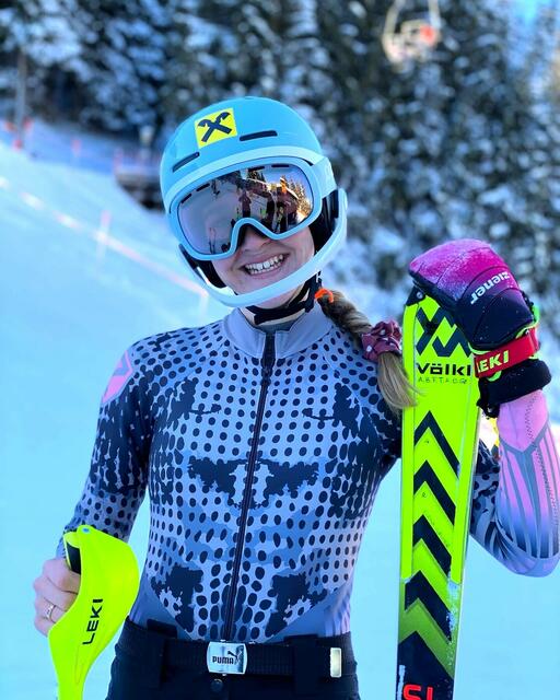 ÖSV-Slalomsieg für Elena Grumer (SC Hinterthiersee). | Foto: SC Hinterthiersee