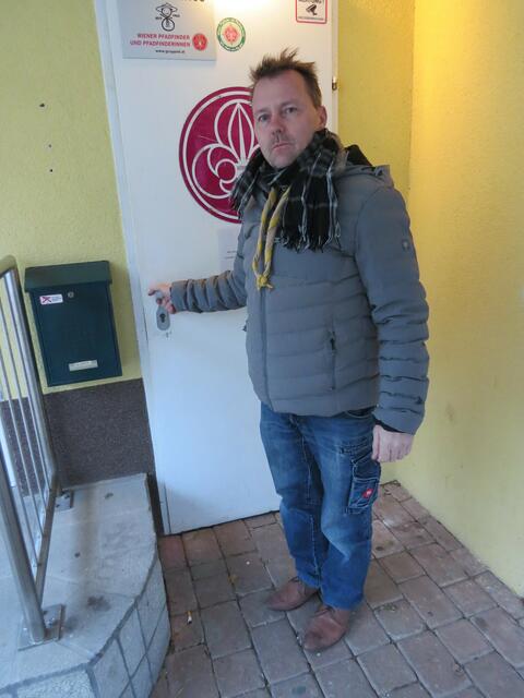 Aus für das Pfadfinderheim, weil Obmann Michael Fiala die Aufforderung zur Beendigung der Nutzung der Kellerräumlichkeiten erhalten hat. | Foto: Sabine Krammer