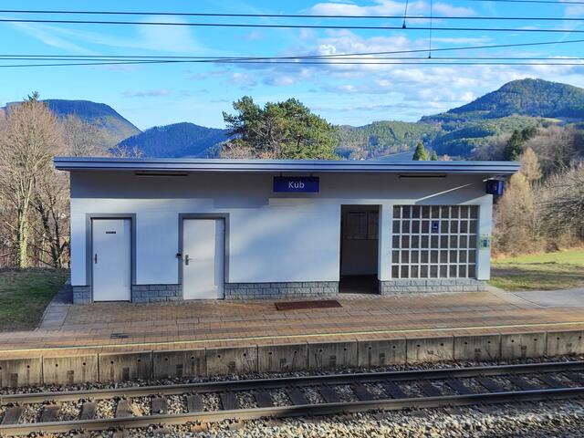 der kleine Bahnhof von Küb | Foto: I. Wozonig