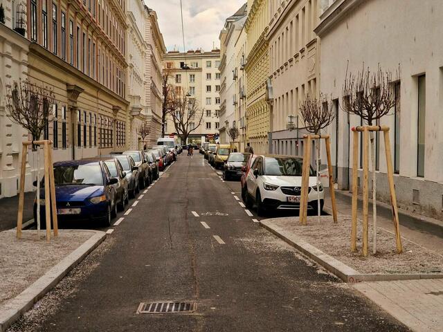So sieht die Josefinengasse nach den Bauarbeiten aus. | Foto: BV2