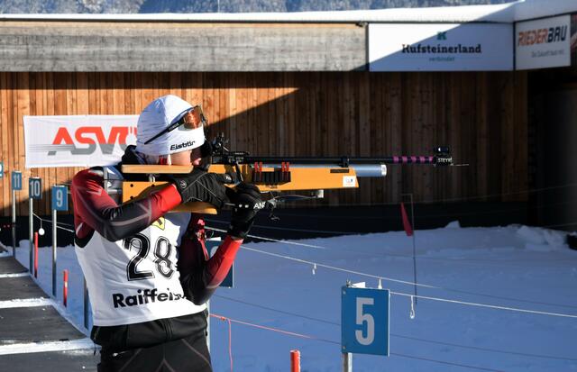 Luftgewehr Schießstand - Biathlon Nordic Center Schwoich. | Foto: Schwaighofer
