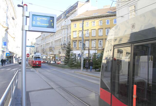 Während der Bauarbeiten auf der Wiedner Hauptstraße müssen die Straßenbahnen zwischen dem ersten und fünften Bezirk ausfallen. Welche Alternativen gibt es?  | Foto: Manfred Helmer