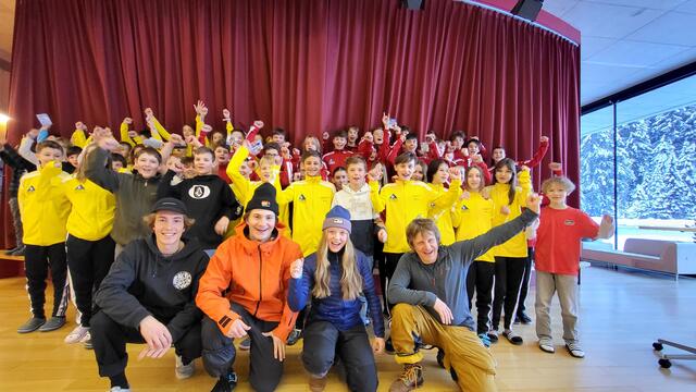 Freerideweltmeister Valentin Rainer und Freeridelegende Stefan Häusl zu Gast im Paznaun | Foto: MMS Paznaun