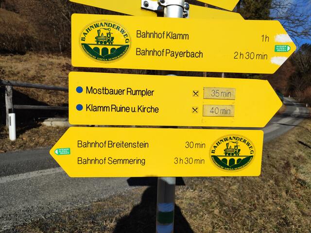 der Bahnwanderweg ist gut beschildert | Foto: I.Wozonig