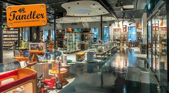 Beim 48er-Tandler in der Siebenbrunnenfeldgasse wird's von 24. bis 27. Jänner royal: Bei einer Ausstellung über Elvis Presley können Fans echte Memorabilien aus dem Leben des "King of Rock'n'Roll" bewundern. | Foto: PID / Christian Houdek