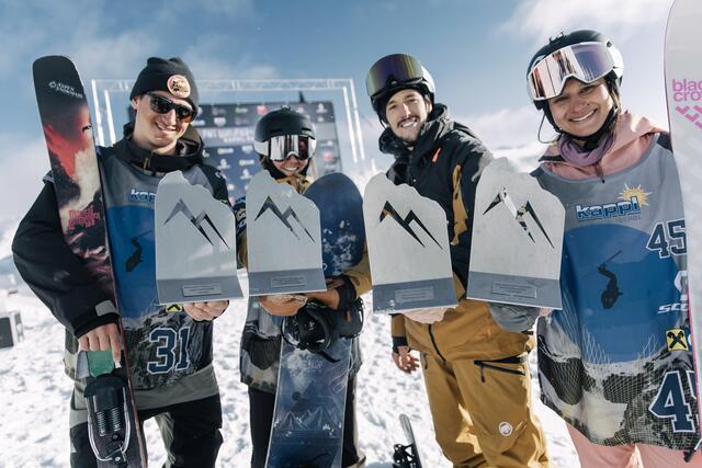 Wer nimmt das Krönchen mit nachhause? | Foto: OPEN FACES Freeride Series