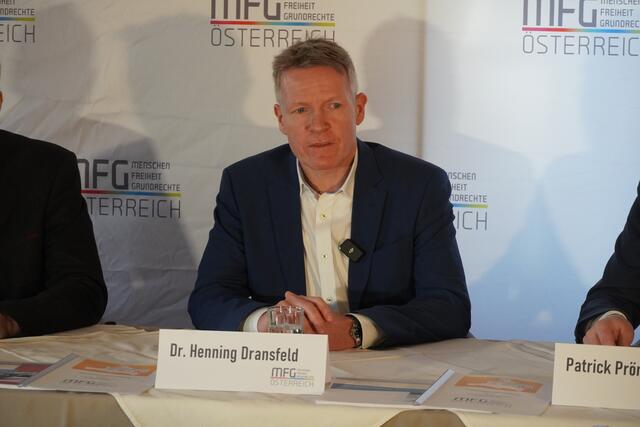 Der Spitzenkandidat für die Partei MFG in der Stadt Salzburg heißt Henning Dransfeld. Er ist gebürtiger Deutscher und ein IT-Experte. | Foto: Emanuel Hasenauer