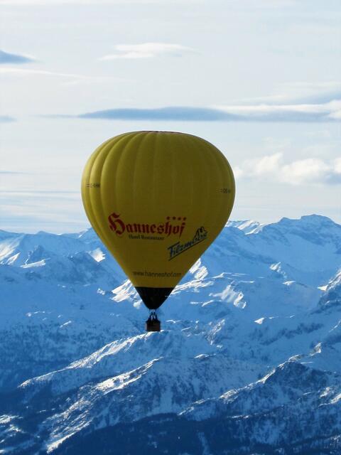 Beim Ballonfahren kann man grenzenlose Freiheit genießen. | Foto: TVB Filzmoos/Hanneshof