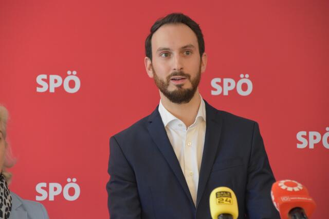Vincent Pultar betont, dass es mit der Stadt-SPÖ kein „Dirty Campaigning" geben werde. Das habe man nicht nötig. | Foto: Philip Steiner