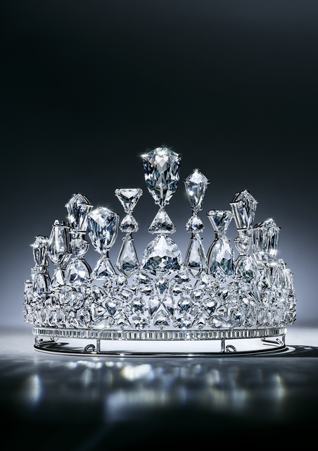 Bei der diesjährigen Tiara hat sich Swarowski-Kreativdirektorin Giovanna Engelbert vom österreichischen Kaiserschmuck inspirieren lassen. | Foto: Swarovski