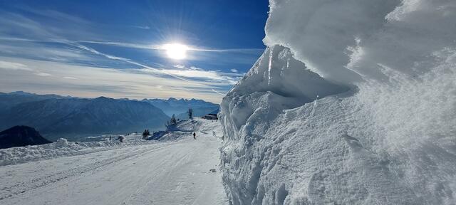 Weg zwischen der Loserhütte und Loseralm