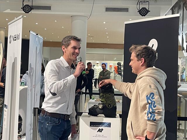 Matthias Lanzinger moderiert | Foto: Rosa Besler