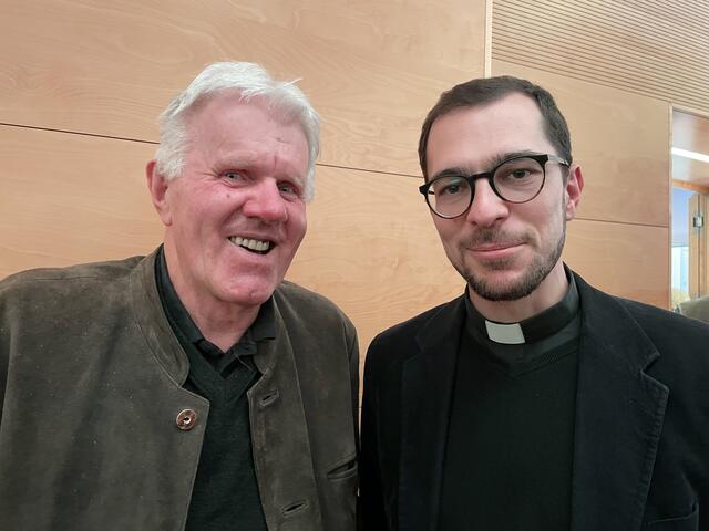 Alois Rögl und Kaplan Philipp Faschinger | Foto: Ebner