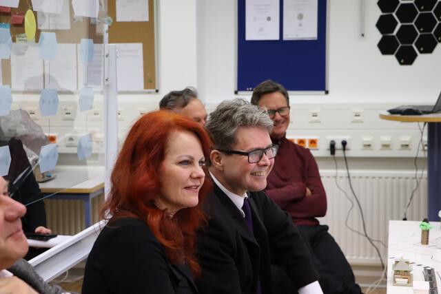 Hagele und Polaschek zeigten sich begeistern vom Projekt | Foto: Elisabeth Mederle
