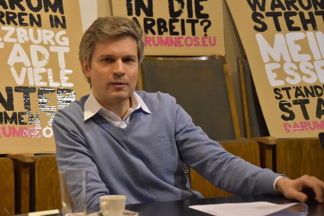 Lukas Rupsch betont, dass es für ihn nicht um den Bürgermeistersessel geht. | Foto: Philip Steiner