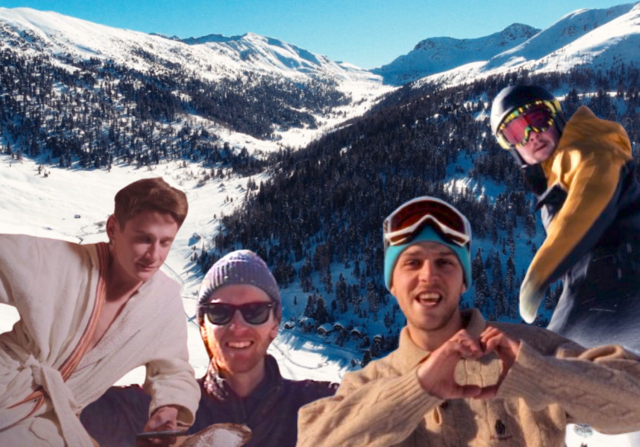 Mit "Powdern" vermittelt Kroko Flanell das Gefühl eines gelungenen Skitags mit Freunden. | Foto: Privat