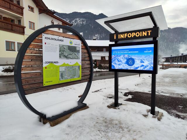 Infopoints wurden in allen Kaiserwinkl-Gemeinden installiert. | Foto: Johanna Bamberger