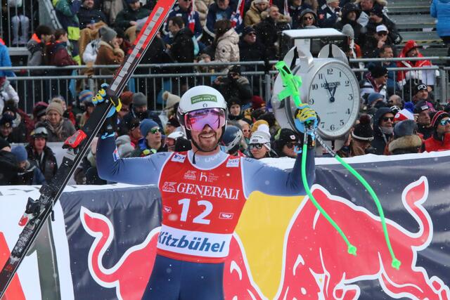 Etwas mehr als vier Minuten konnte sich der Südtiroler Florian Schieder über die Führung freuen - mit Platz 2 konnte er letztendlich sein Top-Resultat aus dem Vorjahr wiederholen