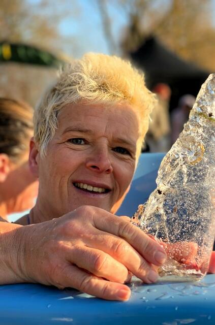 Claudia Müller in Altenwörth als Eisbrecherin | Foto: KK