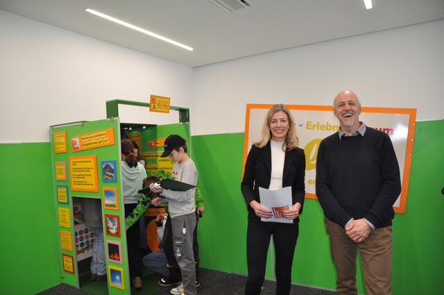 Geschäftsführerin Verena Weiler und Hermann Eigentler, Obmann-Stv. der Sparte Tiroler Energiehandel, freuen sich über den Erfolg der Veranstaltung. | Foto: Dorn