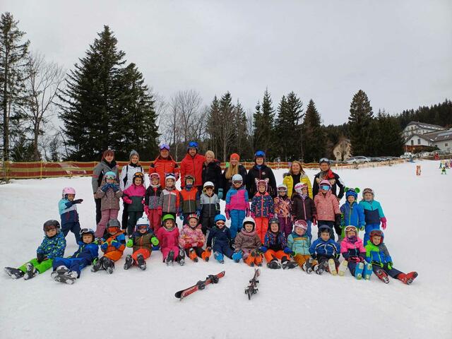 Der Kinderskikurs war ein voller Erfolg. | Foto: Kindergarten Großpetersdorf
