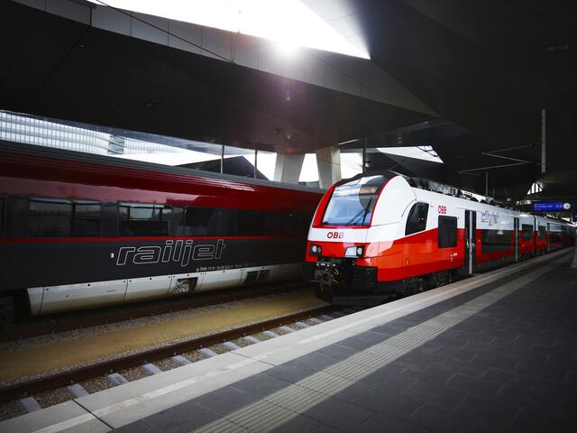 Züge wie der "Cityjet" sind in dem Bereich unterwegs. | Foto: ÖBB/Philipp Horak