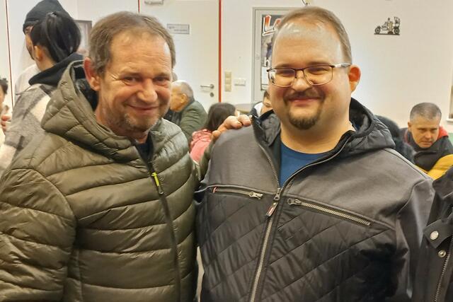 Jürgen Enzenberger mit Dr. Phillip Verdi