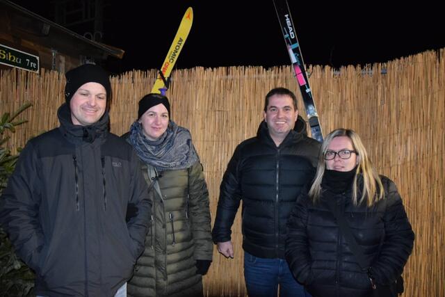 Christoph Leidinger mit Bianca Wiesinger und Freunden. | Foto: BRS
