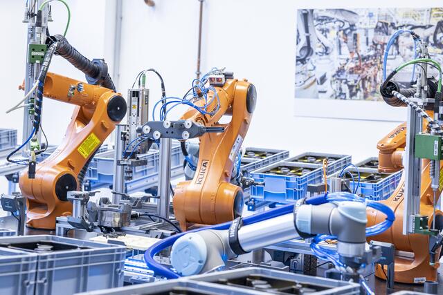 Aktuelle Errungenschaften der Robotik präsentiert man bei sogenannten "Industry Talks". | Foto: FHTW/Nussbaum